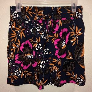 Hawaiian Floral Shorts